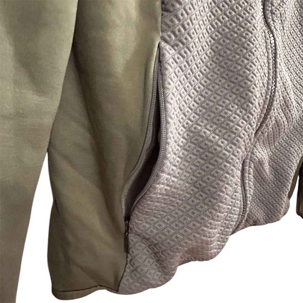 Women’s Columbia Purple and Grey Roffe Ridge Full Zip Quilted Fleece Sweater L - Picture 3 of 9